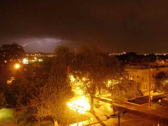 Lightning Strikes, Desert, New Mexico