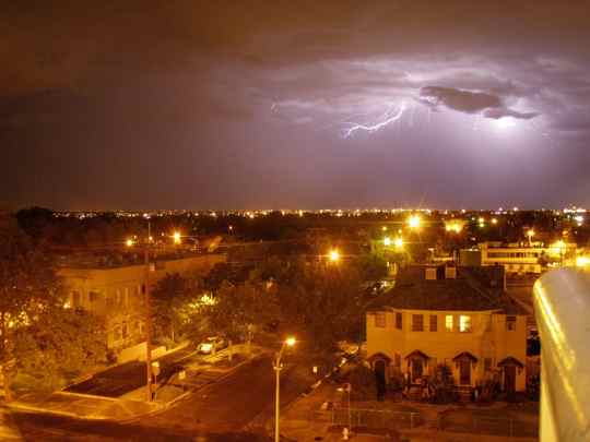 Lightning Strikes, Desert, New Mexico